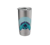 Snapping Turtle Mouth Shell Claws Motion Reptile Nature Stainless Steel Insulated Tumbler
