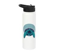 Snapping Turtle Mouth Shell Claws Motion Reptile Nature Stainless Steel Insulated Water Bottle