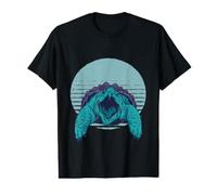 Snapping Turtle Mouth Shell Claws Motion Reptile Nature Value Graphic T-Shirt