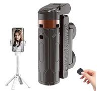 SnapPro 3-in-1 Creator Stick - Tripod, Selfie, Grip,360°Rotatable Mini Phone Tripod,Pocketflex Mini Tripods,Extendable Grip Tripods with Detachable Remote Control, for Selfies,Vlogs,Landscape (Black)