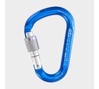 Climbing Technology Snappy Screw Gate HMS Carabiner - Blue/Silver