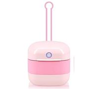 Snappy Portable UV Pacifier Cleaner -Baby Bottle Nipple & Pacifier Cleaner,Travel UV Light Cleaner for Pacifiers, Nipples, Earbuds, Jewelry More-Pink