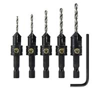 Snappy Quick-Change 5-Pc. Countersink Drill Bit Set by Snappy Tools