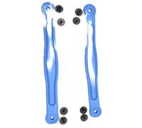Snappy Straps for your Clogs or Croc, Blue/White Mix, 9.5 Inches