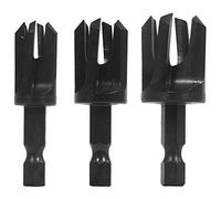 Snappy Tools 43300 Plug Cutter Set, 3 Piece, 1/4-3/8-1/2