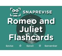 SnapRevise Romeo and Juliet Flashcards