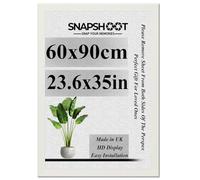 Snapshoot 60x90cm-White Large Picture Frames-MDF Wooden Photo Frames-HD Acrylic Front-Maxi Poster Frames For Art Print-Jigsaw Puzzle-Certificates-Modern Wall Hanging For Home & Office Décor
