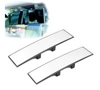 Snapview Panoramic Clip-On Rearview Mirror, Give You a Wider View, Broad Vision, Convenient for Observing the Situation Behind the Car, Applicable to All Models (2 Pcs)