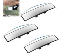 SnapView Panoramic Clip-On Rearview Mirror, SnapView Universal Panoramic Interior Clip-on Wide Angle Mirror, Applicable to All Models (3pcs)