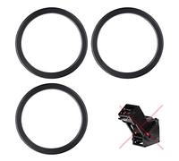 Snapworld-Kaffee Seal O-rings suitable for AEG Electrolux Melitta Caffeo Miele CM CVA Siemens Nivona NICR Krups XP for the brewing unit brewing group pressing piston piston - lip seal (3x)
