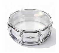 Snare Drum 14.6 X 6in Transparent, Alloy Steel and Poplar Wood, Beginner Practice with Shoulder Strap - Crisp Sound Quality, Easy Tuning with 8 Tension Rods, Ideal for Performanc
