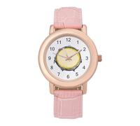 Snare Drum Leather Fashion Women Watch Simplicity Round Wristwatch Easy Reader Ladies Watches