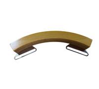Snare Drum Rim Block Arched Shape Crisp Tone Musical Device | with Metal Mounting Bracket Wood Block Music Instrument for Stage Shows, Recording Studio, Live Performance, Rehearsal