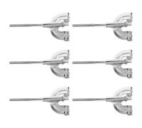Snare Drum Screw Replacement M6x100mm 6 Piece Hardware Parts | Aluminium Alloy, Silver Finish, Quick Setup, Secure Connection, Replacement Parts for Drum Kits
