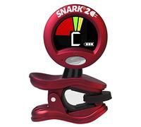 Snark SN2RE Rechargeable Clip-On All-Instrument Tuner - Red | USB Charging, Extra Bright Display | Rotating Screen | Cleaning cloth and case included