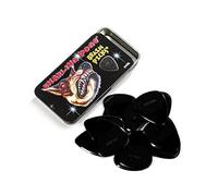 Snarling Dog D'Andrea Brain Nylon Guitar Picks 12 Pack with Tin Box (Black, 0.88mm)