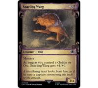 Snarling Warg (Showcase Scroll) (Silver Foil) | The Lord of the Rings: Tales of Middle-earth