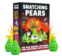 Snatching Pears Age 7+! - The Hilarious Memory-Matching, Pear-Snatching Party Game | Family Board Game for Kids, Teens & Adults | 2-6 Players, +