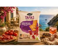 SNATTS Tapas Ham & Tomato Oven Baked Spanish Snacks - No Palm Oil - Full Case 7 x 120g