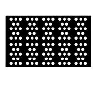 Snaweo Cast Iron Manhole Cover, Septic Lid Covers, Metal Drainage Grate Cover, Yard Drain Cover The Encrypted Holes Have Large Water Output And Are Suitable For Courtyards, Parks(60x40x3cm/24x16x1.2in