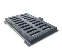 Snaweo Manhole Cover And Frame, Recessed Manhole Cover, Storm Drain Cover, Metal Grates For Drainage, Back Reinforced Structure, Strong Bearing Capacity, Suitable For Roads And Sidewalks(25x35cm/10x14