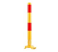 Snaweo Spring Steel Pipe Safety Bollard Post, Metal Parking Bollards, Spring Parking Post, Rustproof Waterproof Driveway Traffic Bollards, For Indoor And Outdoor Parking(60CM 1pcs)