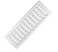 Snaweo Stainless Steel Manhole Cover, Square Drain Cover, Stainless Steel Driveway Channel Drain Grate, For Yard Pavement Sidewalk Driveway, Drainage Is Fast(20x60cm/8x24in)