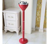 Snaweo Standing Ashtray, 3-Section Adjustable Floor Standing Ashtray Outdoor, Windproof Cigar Ashtrays, Cigarette Butt Receptacle, For Outside Patio Home Office, Stand Ash Tray With Lid(Red)