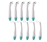 SNAWOP Dental Matrix Bands 10PCS Preformed Standard/Curved Matrices for Teeth Restoration 4.5MM/6MM (6MM Curved)