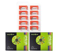 SNAWOP Dental Polishing Strips 2 Packs Orthodontic Interproximal Reduction IPR/IR System Single Hand Use Teeth Enamel Kit (Red)