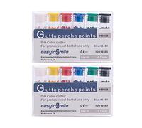 SNAWOP Gutta Percha Paper Points 2 Packs .02/.04/.06 Taper for Dental Endodontic Root Canal Treatment (#45-80.04 Taper)