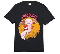 Snaxoltl Axolotl Snacking Eating Salamander Axolotl Comfort Colors Adult Heavyweight T-Shirt