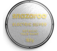 Snazaroo 1118766 Silver Make-Up (18 ml) -Metallic Face Paint, Perfect for Parti