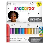 Snazaroo 1172193 kindermake-upset met 12 pennen op waterbasis, makkelijk afwasba