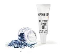 Snazaroo Bio Glitter Kit, Face and Body Paint, Biodegradable Gliter, Ocean Blue Colour 5g + Fixer