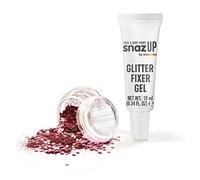 Snazaroo Bio Glitter Kit, Face and Body Paint, Biodegradable Gliter, Red Colour 5g + Fixer