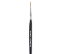 Snazaroo Black Fine Face Paint Round Brush-1 Pc, Sable, Unit