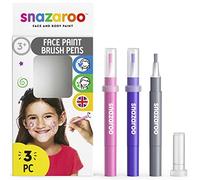 Snazaroo Brush Pens, Fantasy Pack of 3, Safe and Precision Brush Nib, for Ages 3+