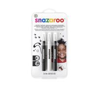 Snazaroo Face Painting Brush Pen Set - Monochrome (3pk)