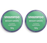 Snazaroo Classic Face and Body Paint, Bright Green, 18.8g Professional Water...