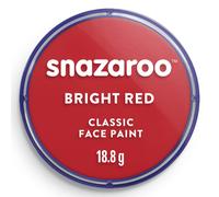 Snazaroo Classic Face and Body Paint Bright Red Colour Water Based Easily