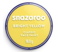 Snazaroo Classic Face and Body Paint, Bright Yellow Colour, Water Based, Easily Washable, SFX Makeup
