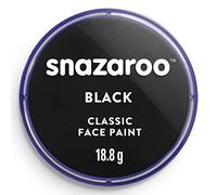 Snazaroo Classic Face and Body Paint for Kids and Adults, Black Colour, Water Based, Easily Washable, Non-Toxic, Makeup, Body Painting for Parties, for Ages 3+