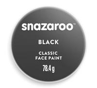Snazaroo Classic Face and Body Paint for Kids and Adults, Black Colour, Water Based, Easily Washable, Non-Toxic, Makeup, Body Painting for Parties, for Ages 3+