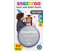 Snazaroo Classic Face and Body Paint for Kids and Adults, Blister Light Grey Co