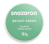 Snazaroo Classic Face and Body Paint for Kids and Adults, Bright Green Colour, Water Based, Easily Washable, Non-Toxic, Makeup, Body Painting for Parties, for Ages 3+