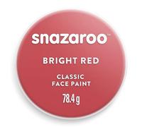 Snazaroo Classic Face and Body Paint for Kids and Adults, Bright Red Colour, Water Based, Easily Washable, Non-Toxic, Makeup, Body Painting for Parties, for Ages 3+