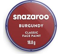 Snazaroo Classic Face and Body Paint for Kids and Adults, Burgundy Colour, Water Based, Easily Washable, Non-Toxic, Makeup, Body Painting for Parties, for Ages 3+
