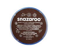 Snazaroo Classic Face and Body Paint for Kids and Adults, Dark Brown Colour, Water Based, Easily Washable, Non-Toxic, Makeup, Body Painting for Parties, for Ages 3+