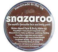 Snazaroo Classic Face and Body Paint for Kids and Adults, Dark Brown Colour, Water Based, Easily Washable, Non-Toxic, Makeup, Body Painting for Parties, for Ages 3+